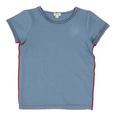Lil Legs blue basic girls t-shirt short sleeve from our .