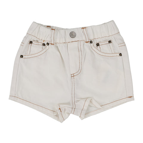 Analogie white boys shorts from our Denim Tencel Collection.