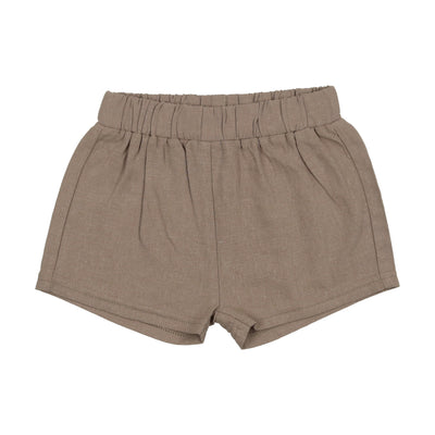Analogie Linen Pull On Shorts - Ivy