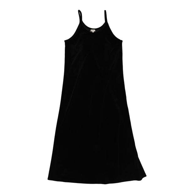 Lil Legs Velour Slip Maxi - Black