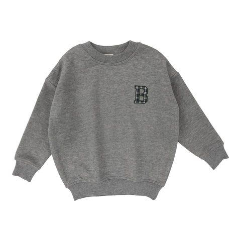 Lil Legs Applique Sweatshirt - Light Gray