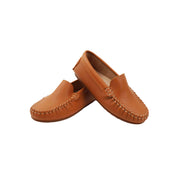 Perroquet Leather Loafers - Luggage