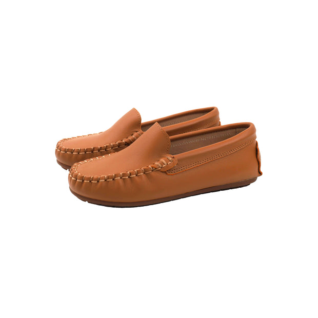Perroquet Leather Loafers - Luggage