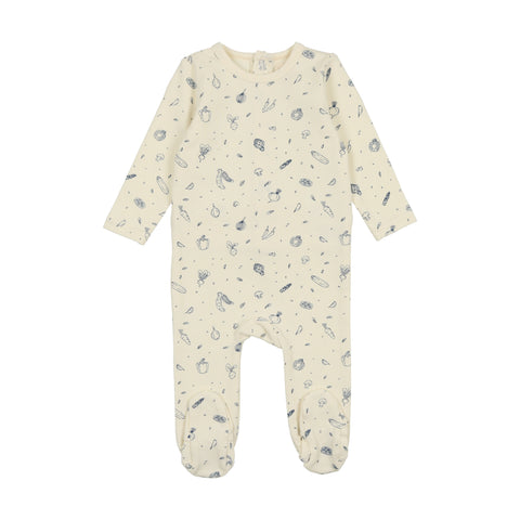 Analogie Multigarden Footie - Cream/Royal Blue