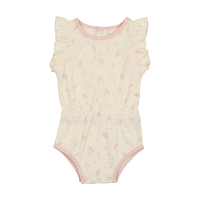 Analogie Multigarden Romper - Cream/Pink