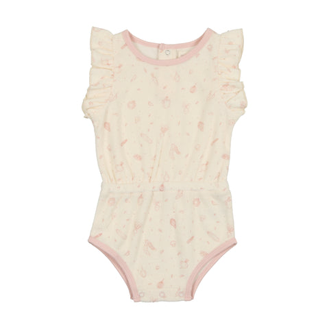 Analogie Multigarden Romper - Cream/Pink