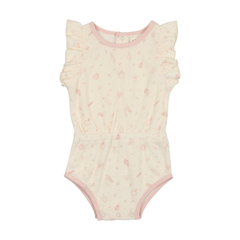 Analogie Multigarden Romper - Cream/Pink