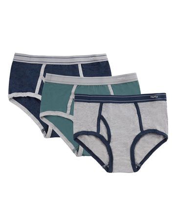 Memoi Boys Briefs Underwear 3-Pack - Assortment B MKU-1013