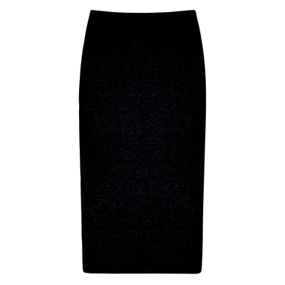 PB&J Outline Silhouette Midi Skirt - Black