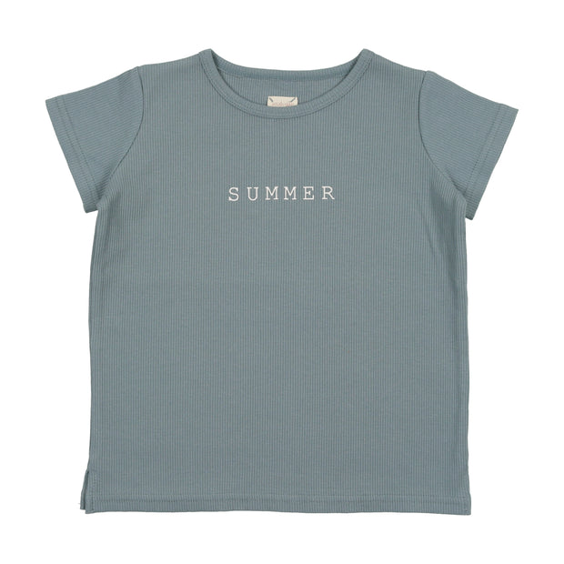 Analogie "Summer" T-Shirt (Printed Denim Collection) - Ocean
