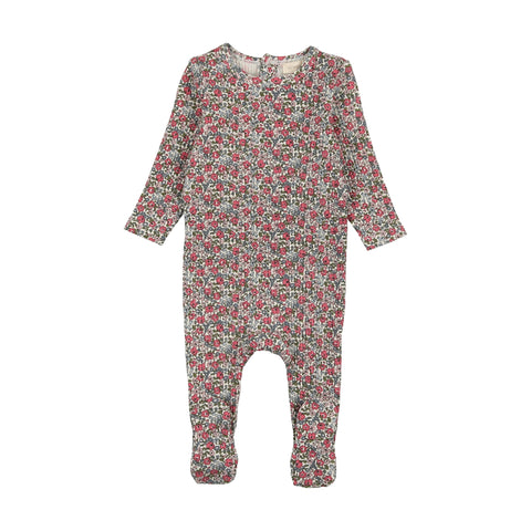 Lil Legs Footie - Pink Floral