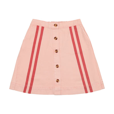 Analogie Radish Collection Striped Skirt - Pink