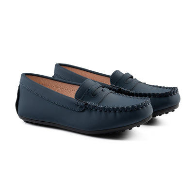 RayBelle Loafers - Blue Leather