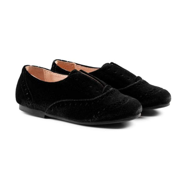 RayBelle Oxfords - Black Velvet
