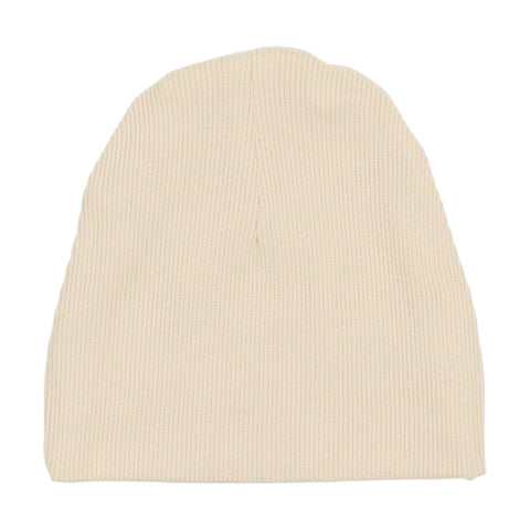 Lil Legs Ribbed Beanie - Ecru