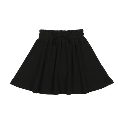 Lil Legs Ribbed Fashion Skirt - Black