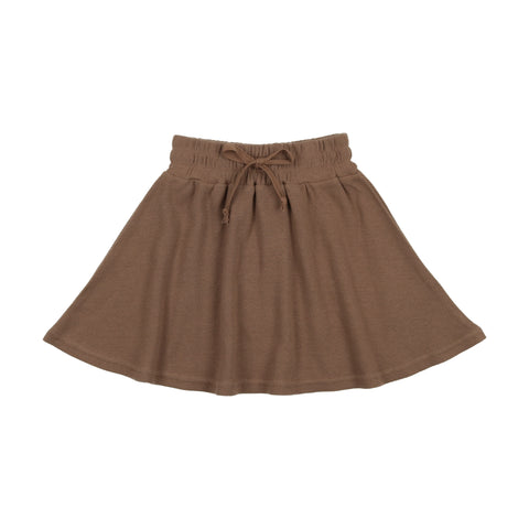 Lil Legs Ribbed Fashion Skirt - Camel