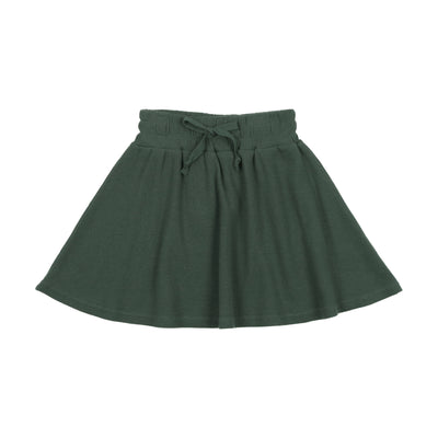 Lil Legs Ribbed Fashion Skirt - Green