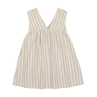 Analogie Striped Jumper - Taupe Stripe