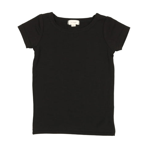 Lil Legs Bamboo T-Shirt Short Sleeve - Black