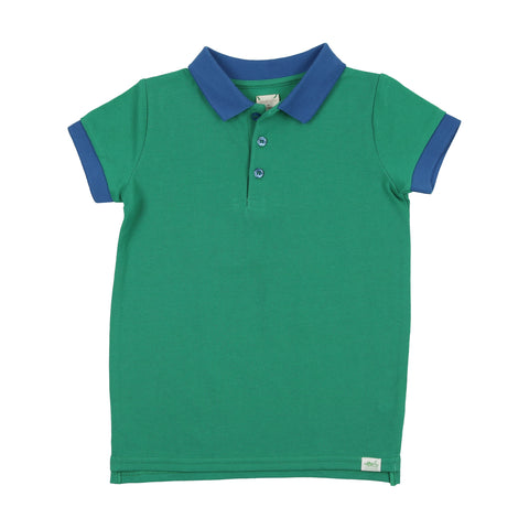 Analogie Short Sleeve Polo (Multigarden Collection) - Green/Blue