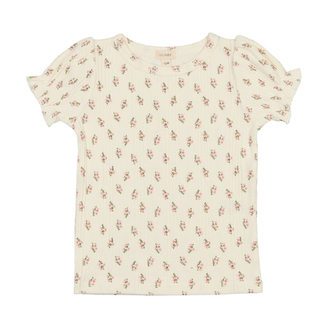 Lil Legs Short Sleeve T-Shirt - Floral Cluster