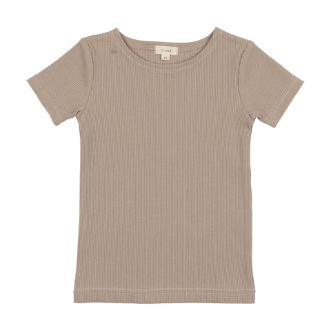 Lil Legs Short Sleeve T-Shirt - Taupe