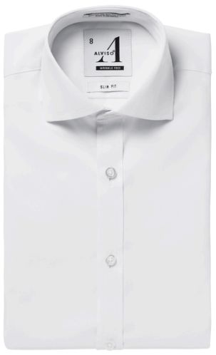 slim fit dress slacks Wilkes & Riley Solid Spread Collar Dress Shirt Classic Fit – Ted's Clothiers