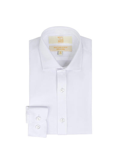 T.O. Collection Gold Label Boys 4-Way Super Stretch Dress Shirt