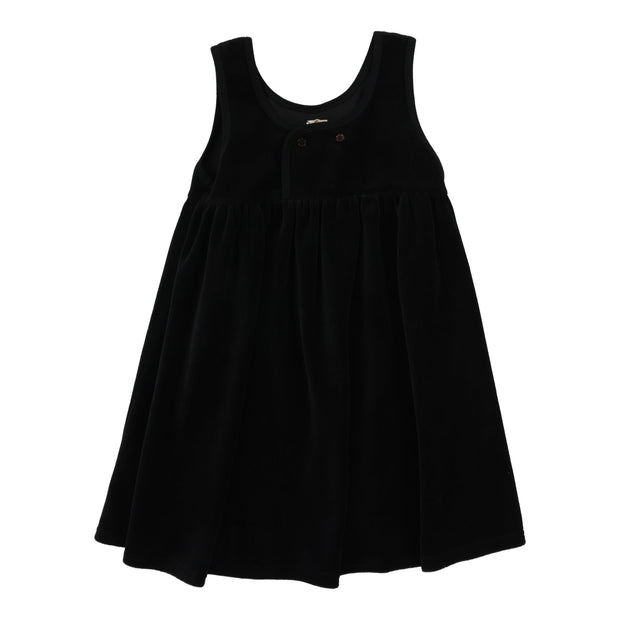 Analogie Velour Jumper - Black