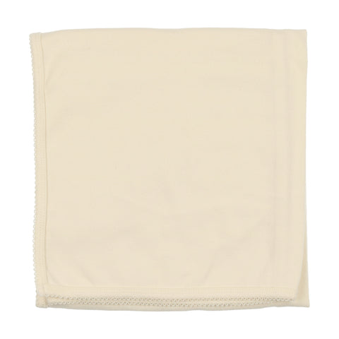 Lilette Vine Pointelle Blanket - Cream