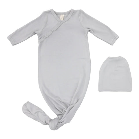 Lilette pale blue baby gown set from our Cotton Graphic.