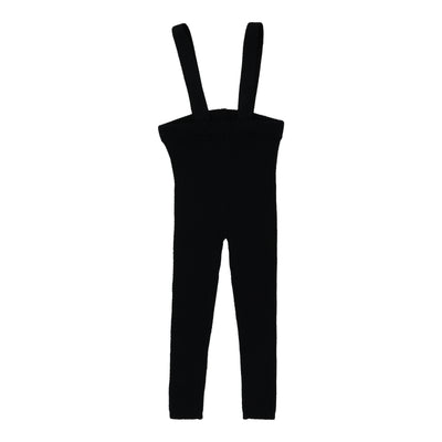 Lil Legs Suspender Leggings - Black