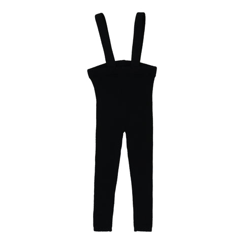 Lil Legs Suspender Leggings - Black