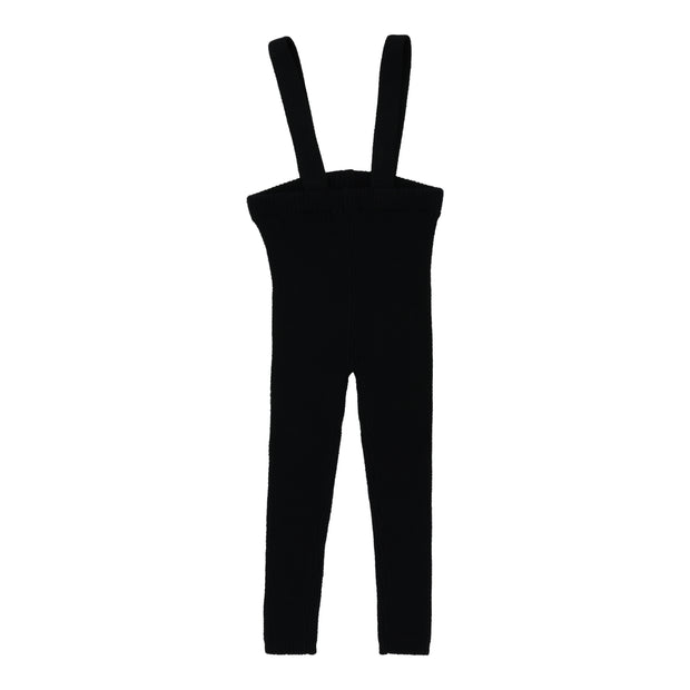 Lil Legs Suspender Leggings - Black