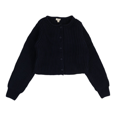 Lil Legs Knit Cardigan - Navy