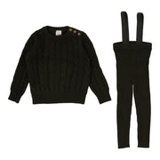 Analogie Boys Knit Set - Olive