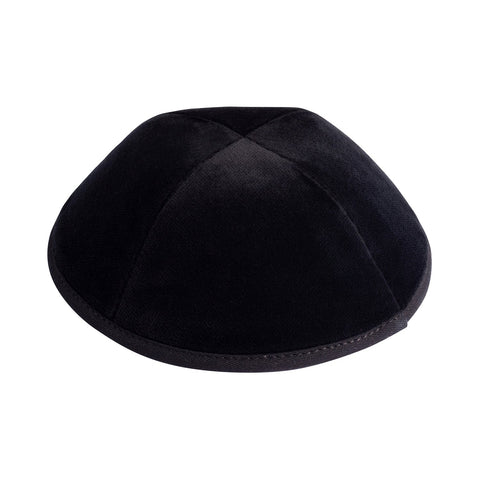 ikippah Velvet Yarmulka - Black