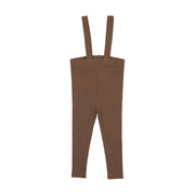 Lil Legs Suspender Leggings - Camel