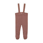 Lil Legs Suspender Leggings - Mulberry