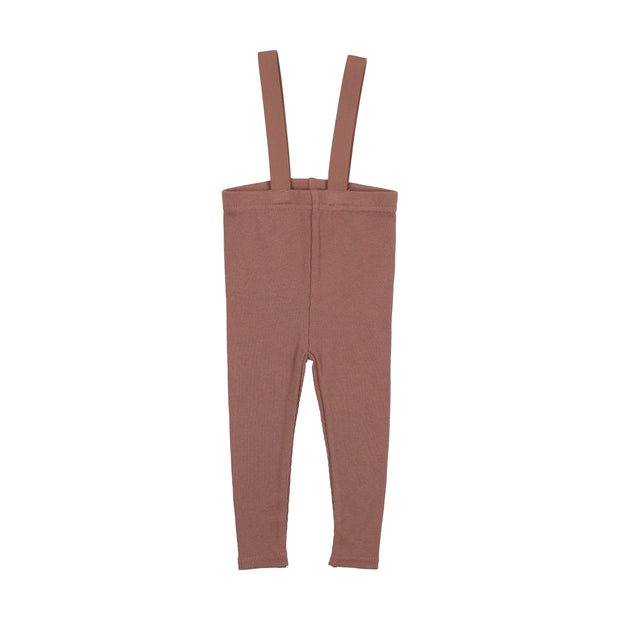 Lil Legs Suspender Leggings - Mulberry