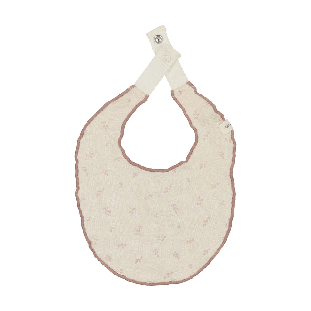 Lilette Bib French Blue Floral Lilette Bib French Blue Floral