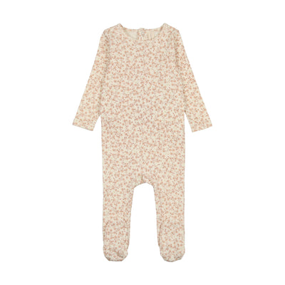 Lilette mauve all over floral footie from our .