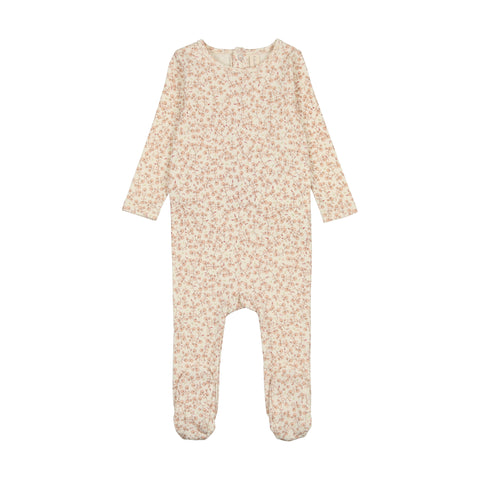 Lilette mauve all over floral footie from our .