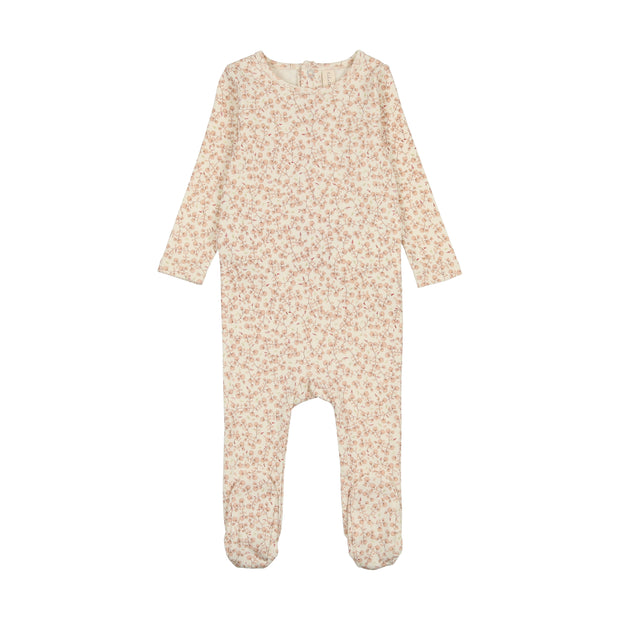 Lilette mauve all over floral footie from our .