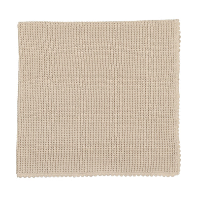 Analogie Waffle Knit Blanket - Natural