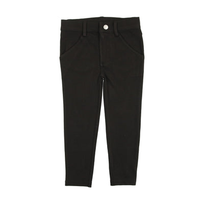 Lil Legs Weekday Pants - Husky Slim Fit - Black