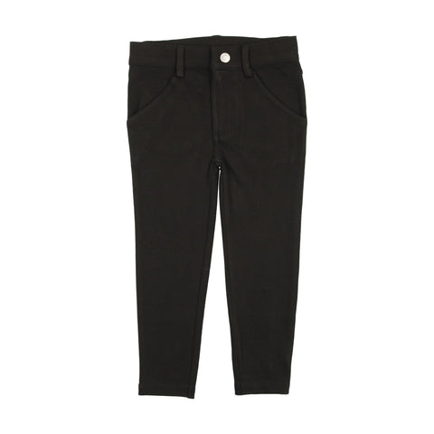 Lil Legs Weekday Pants - Husky Slim Fit - Black