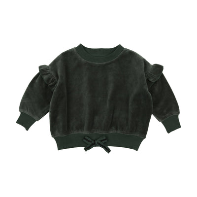 Analogie Velour Sweatshirt - Green