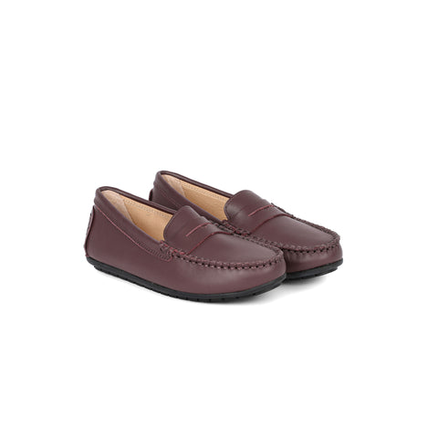 Perroquet Shoes Penny Loafers - Burgundy Leather